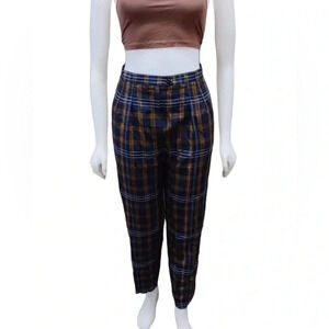 Al Jean Canada INC Vintage 100% Wool Plaid Pants Size  16